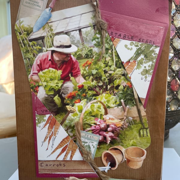 A beautiful garden Happy Father's day card