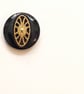 18mm black and gold shank buttons - Image 2