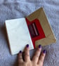 A6 Softcover Off White coloured Leatherbound Sketchbook - 24 unlined pages - Image 4