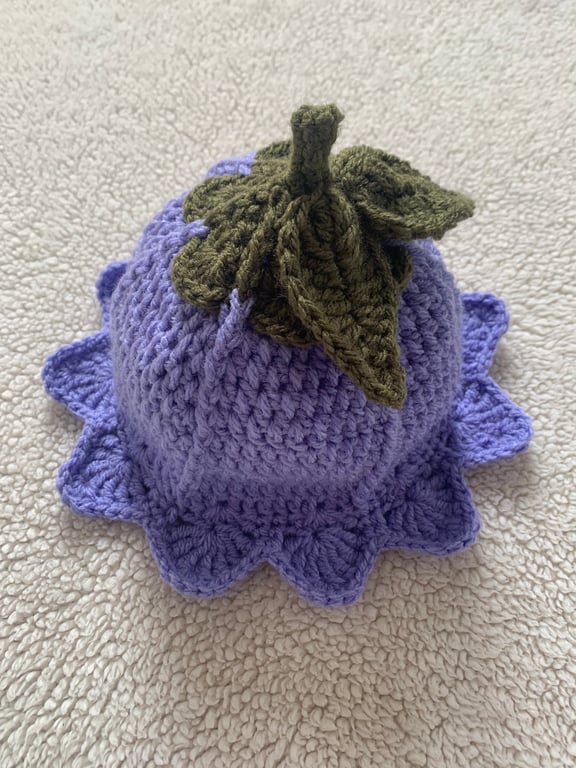 Flower Fairy Hat with Leaves - Handmade Crochet Hat - More Colours