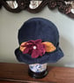 Navy Blue Cloche Hat