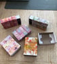 10 x small gift boxes (pinks, purples, autumnal and golds) - Image 7