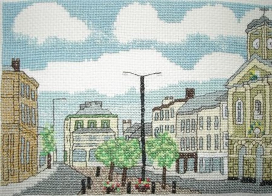 South Molton in Devon cross stitch kit