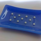 Fused Glass Soap Dish 12cm Choice of colours