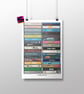 Ultimate TV Theme Tunes Print - Iconic Retro Television Tracks