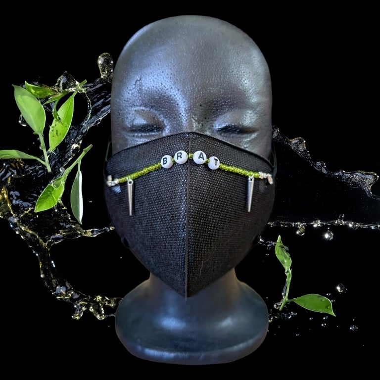 Brat beaded mask chain for Zimi