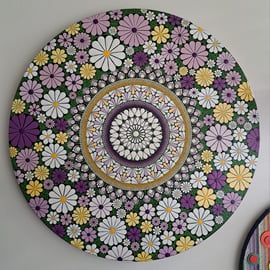 "Springtime" 60cm Round Canvas