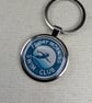 Friday Morning Swim Club - Swimmer Keyring - Large Resin Topped Keyring