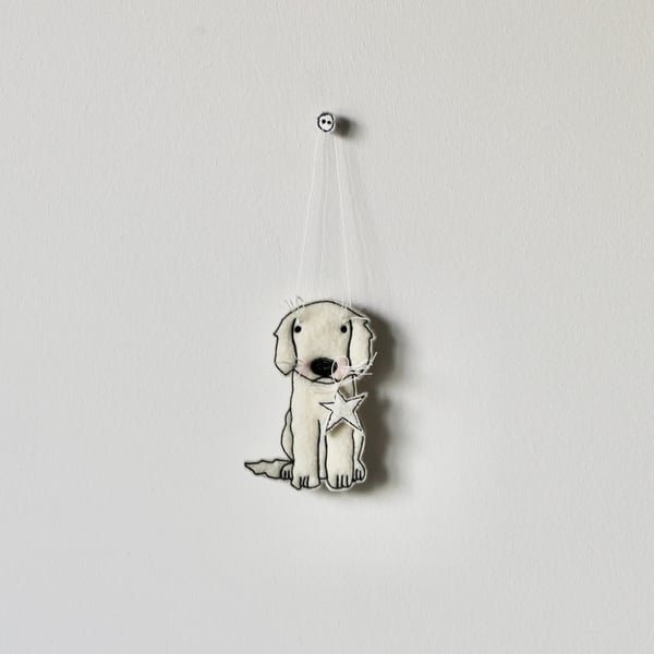 Special Order for Carole - 'Little Puppy' - Hanging Decoration