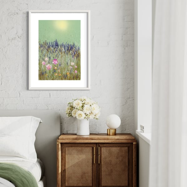 "Sunlit Serenity" Giclee Print A4