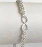 Infinity Symbol Sterling Silver Chainmaille  Bracelet - Image 10
