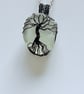 Scottish sea glass Necklace - Tree of Life Pendant - Made in Scotland - Unique - Image 3