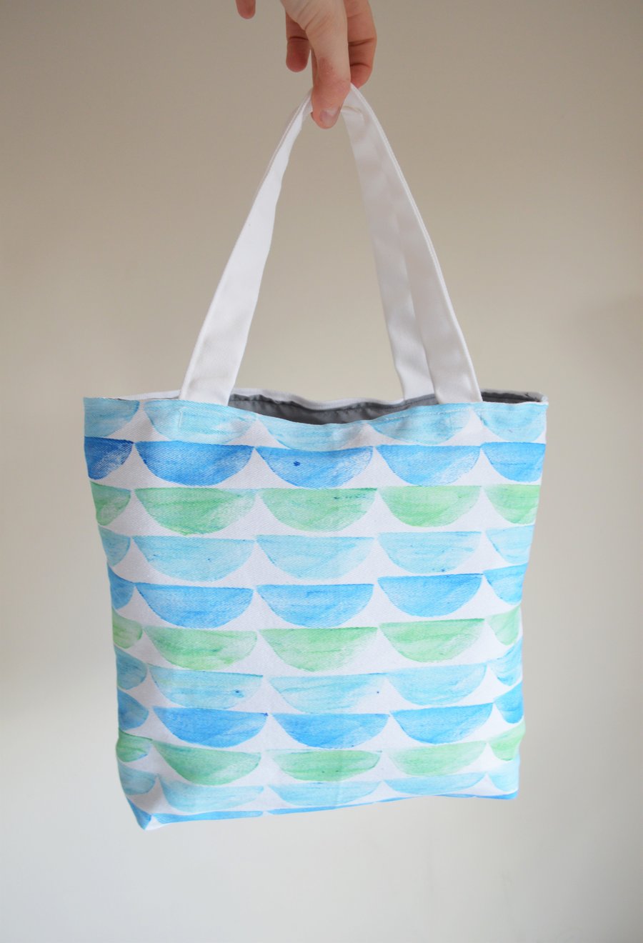 shopping bag, tote bag, hand printed bag, bags and purses