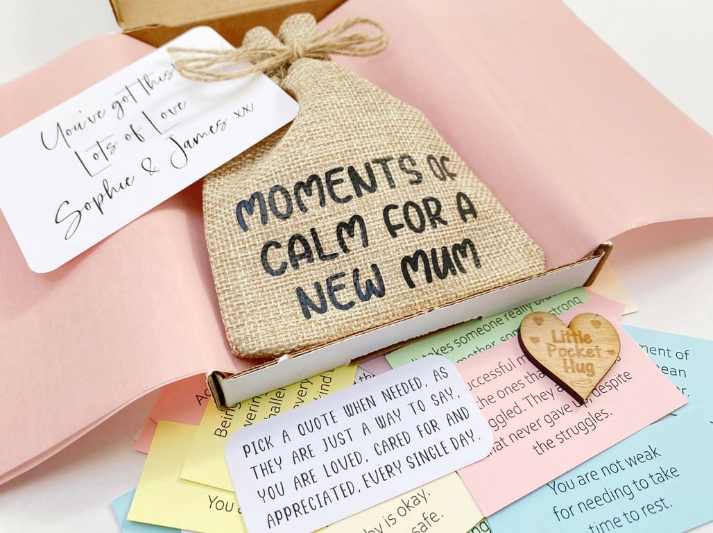 A Keepsake of Calm Mum Moments, 31 Quotes, Pregnancy, New Baby, New Mums Gift