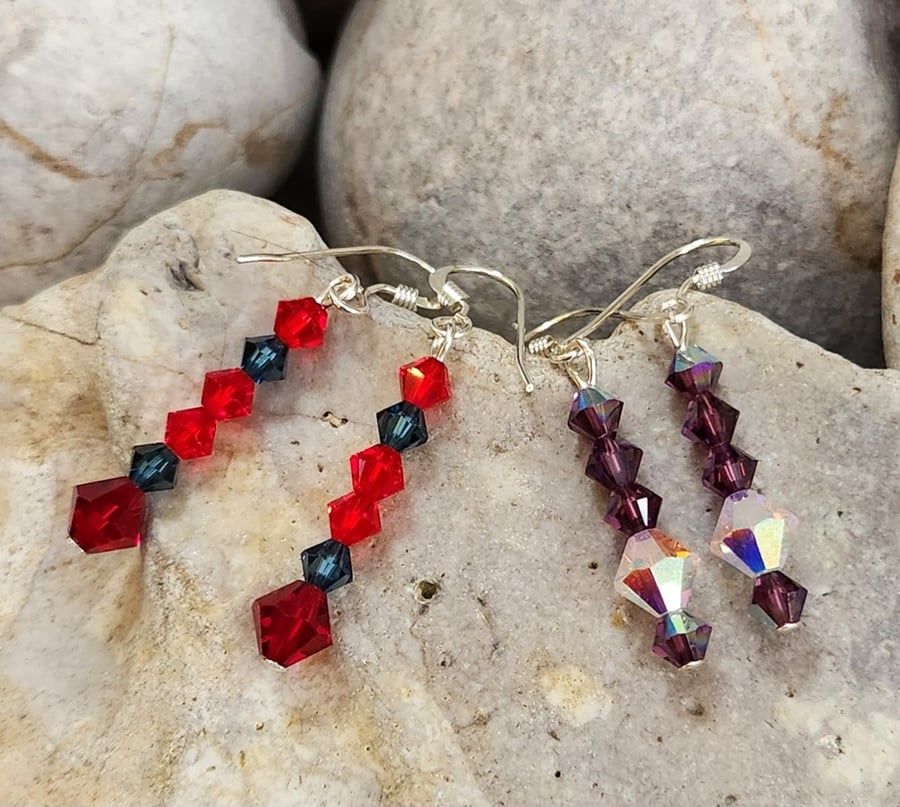 Sterling silver bead earrings new arrivals