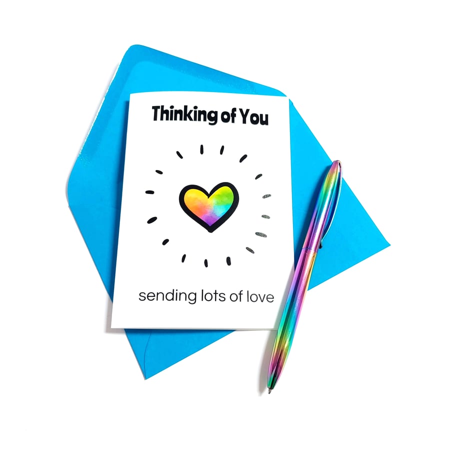 Thinking of You Rainbow Greetings Card