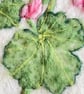 Hand Felted Geranium Textile Artwork  - Image 6