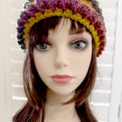 Ski Band Headband Winter Warmer Super Soft Earth Autumn Colours