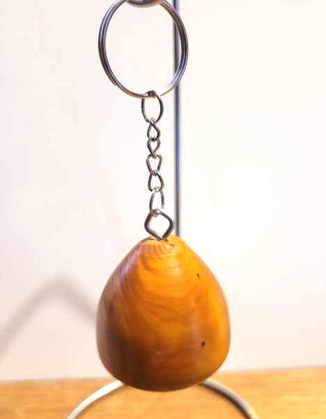 Plummet shape yew keyring handbag charm