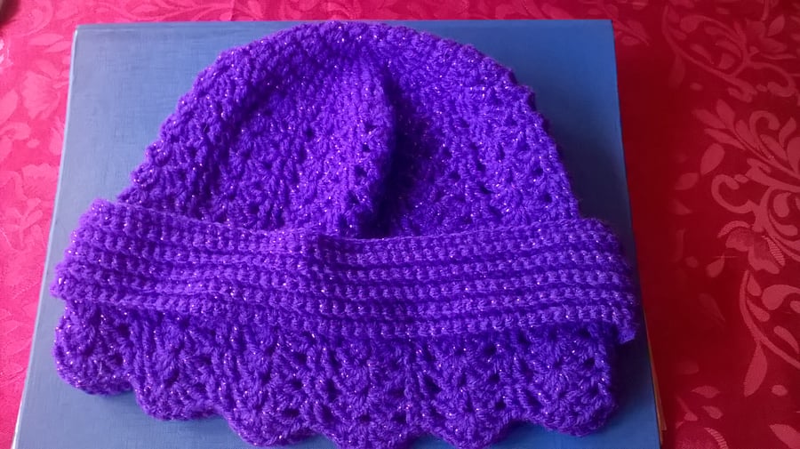 Ladies Crochet Hat and Band