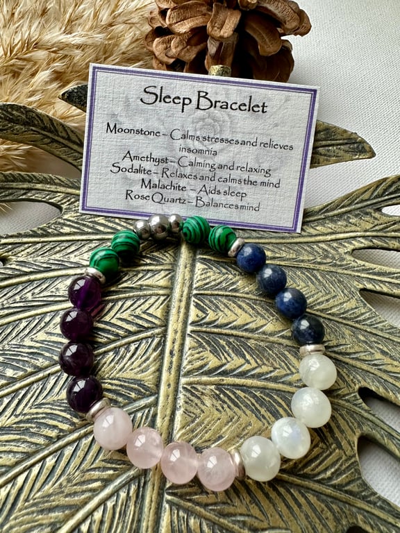Sleep Support Gemstone Bracelet