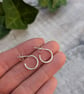 Sterling Silver Small Smooth Hoop Earrings – JBJ1105 - Image 2