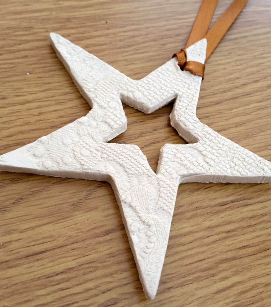 Ceramic Star Decoration
