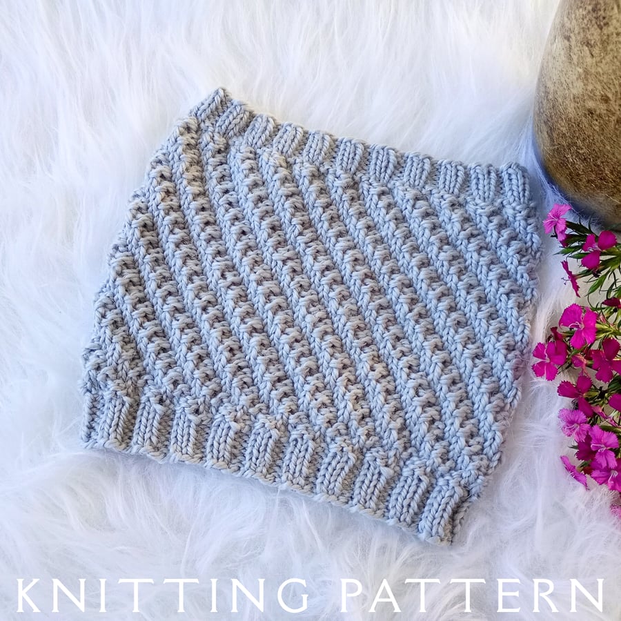 Cowl Knitting Pattern The Lowen Cowl Printed Copy