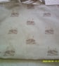 Hedgehogs on Beige Fabric Bag