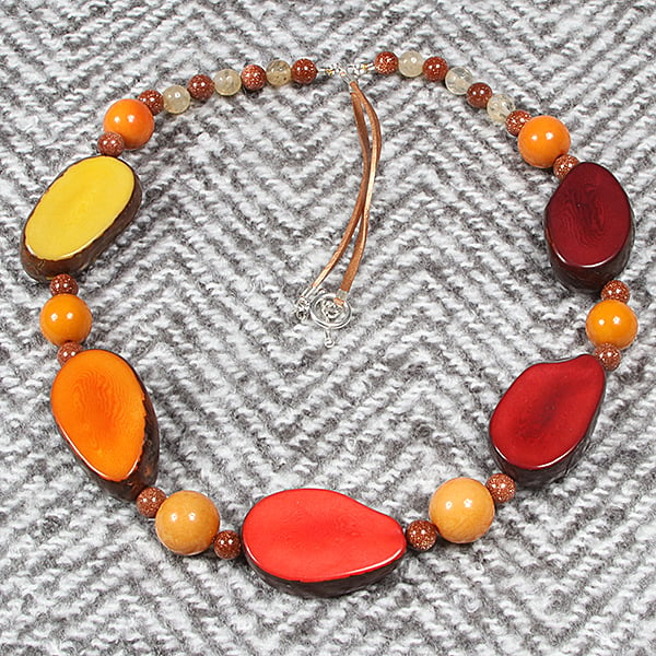 Fire Gold Necklace.