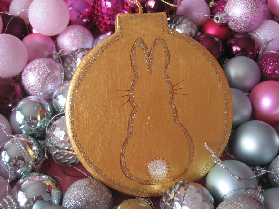 Bunny Rabbit Christmas Tree Decoration SALE