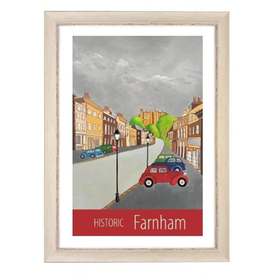 Historic Farnham white frame