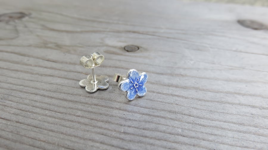 Forget-Me-Not Studs Large