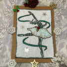 Sugar Plum Fairy  Christmas Card.