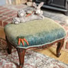 Felted Rabbit-Foot-Stool