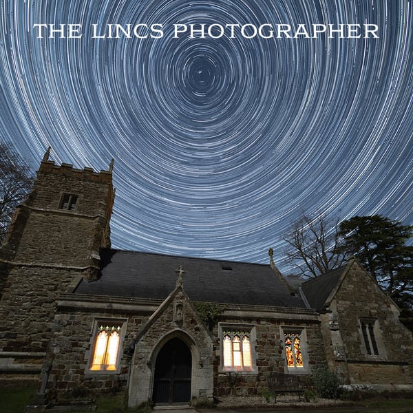 Star Trail Circles print