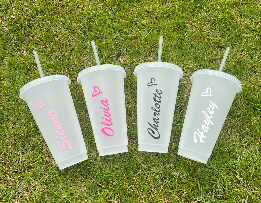 Personalised cold cup 