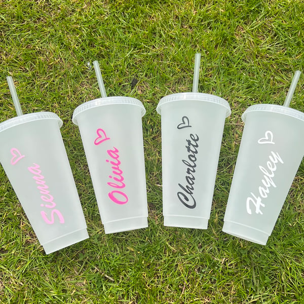 Personalised cold cup 