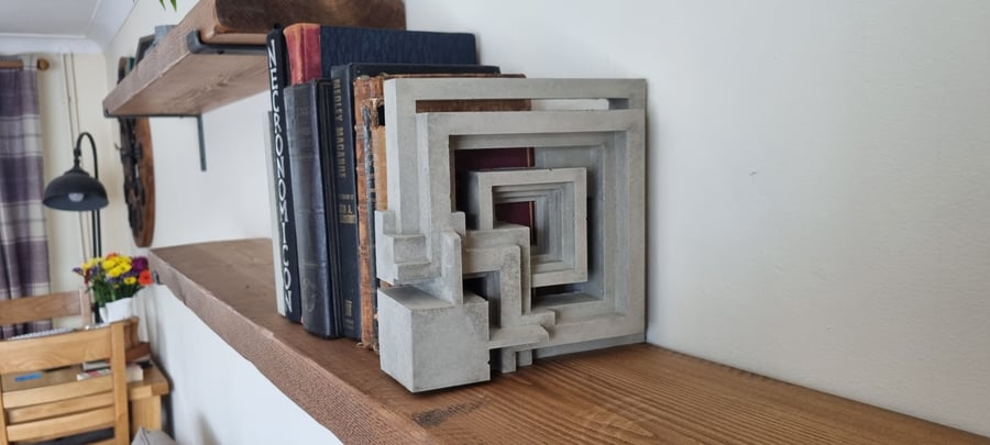 Ennis House concrete bookends X2 Frank Lloyd Wright architecture gift art deco 