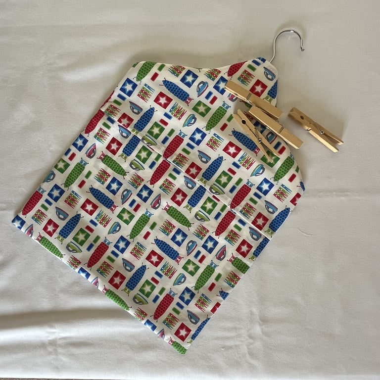 Peg Bag with wash day fabric