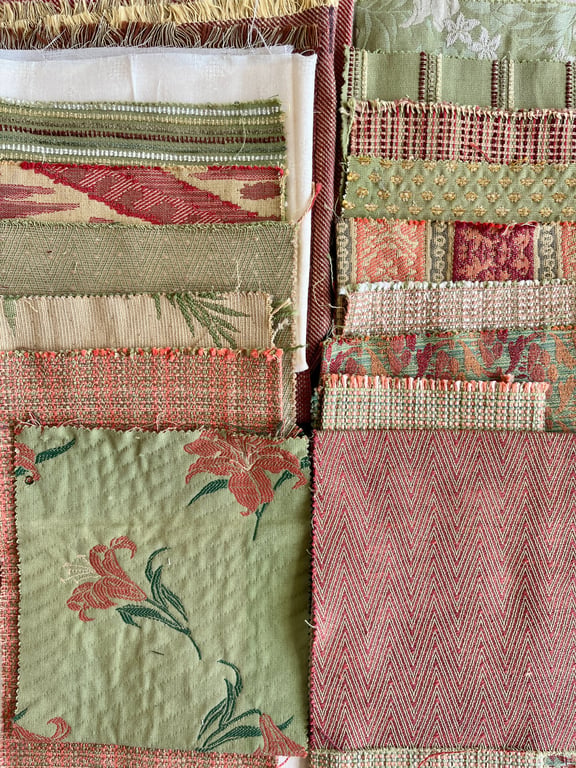 No.5 Vintage woven fabric inspiration bundle