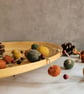 Felt Ball Garland, Bunting - Woodland, Autumn colours, rustic, Autumn - Image 1
