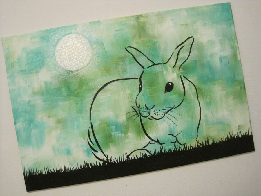 Bunny Rabbit original painting SALE