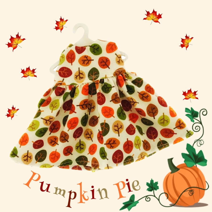 Reserved for Lesley - Falling Leaves Dress