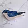 Swallow Bird ceramic Brooch
