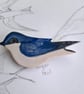 Swallow Bird ceramic Brooch - Image 1