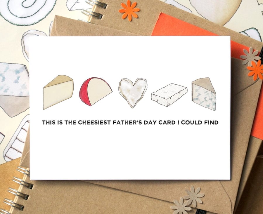 Funny Cheesy Father's Day Card