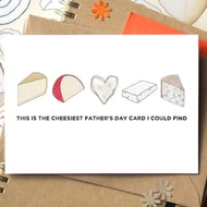 Funny Cheesy Father's Day Card