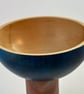 Sycamore bowl with stained outside. - Image 1