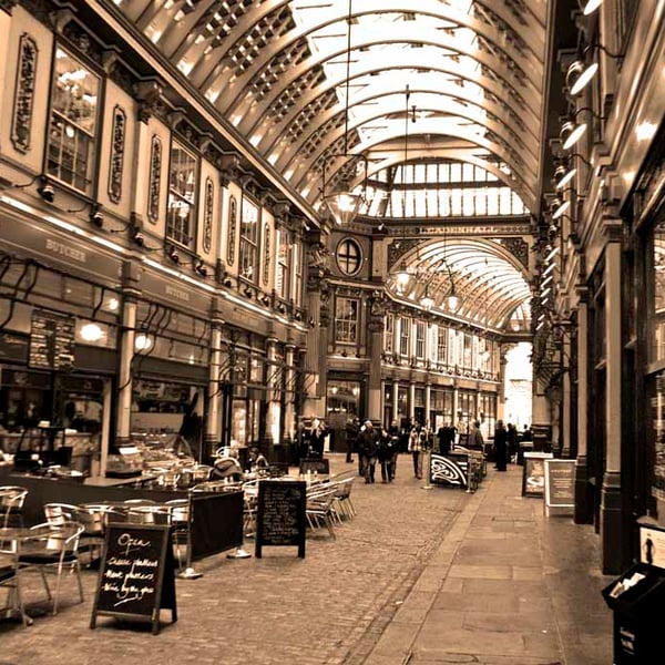 Leadenhall Market City of London England Photograph Print